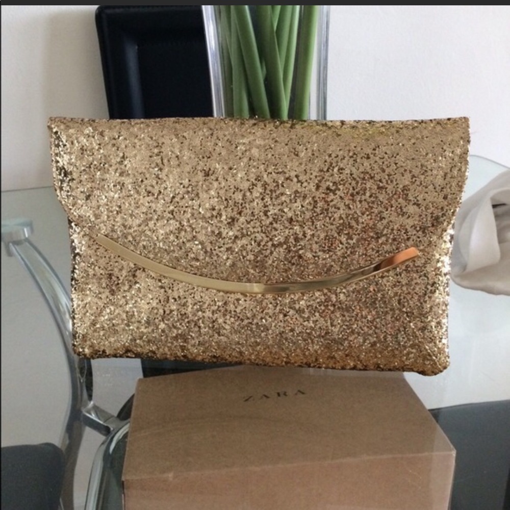New golden party bag/purse
